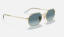 Ray-Ban RB3556N Octagonal 91233M Altin Rengi Güneş Gözlüğü