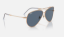 Ray-Ban RBR0101S Aviator Reverse 92023A Roze Altin Güneş Gözlüğü