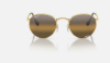 Ray-Ban RB3447 Round Metal 001/G5 Altin Rengi Güneş Gözlüğü önden görünüm