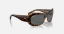 Ray-Ban Evolution RB2212 Beate 1292B1 Şeffaf Kahverengi Üzerine Havana Güneş Gözlüğü Fotoğrafı