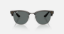 Ray-Ban Evolution RBR0504S Clubmaster Reverse 670781 Tunç Grisi Üzerine Şeffaf Koyu Gri Güneş Gözlüğü Fotoğrafı